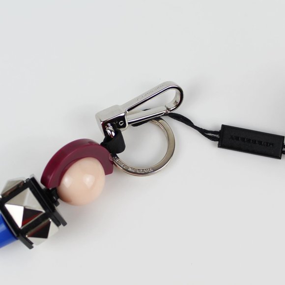 NWT Burberry Punk Geometric Bag/ Key Charm - Picture 6 of 9